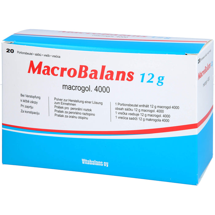 Macrobalans 12g Beutel bei Verstopfung, 20 St. Beutel