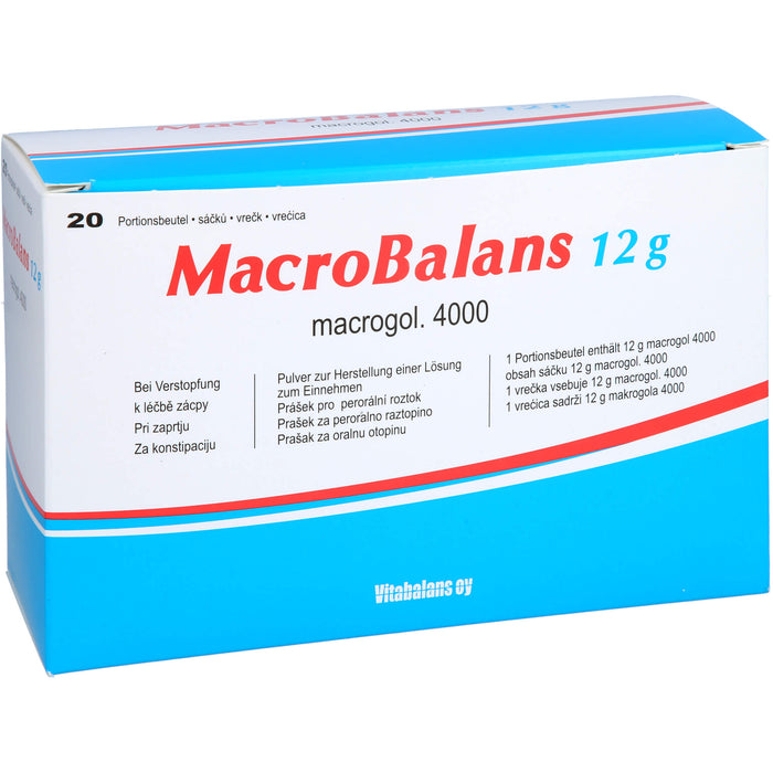 Macrobalans 12g Beutel bei Verstopfung, 20 St. Beutel