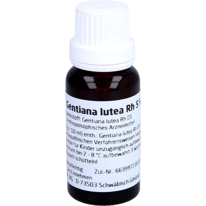 WELEDA Gentiana lutea RH Presssaft 5%, 20 ml Lösung