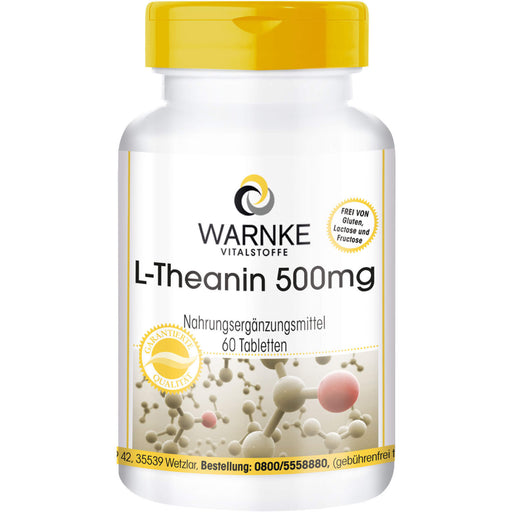 WARNKE L-Theanin 500 mg Tabletten, 60 St. Tabletten