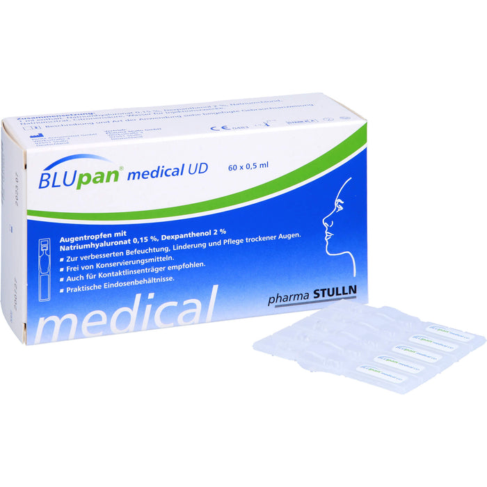 BLUpan medical UD Augentropfen, 60 St. Lösung