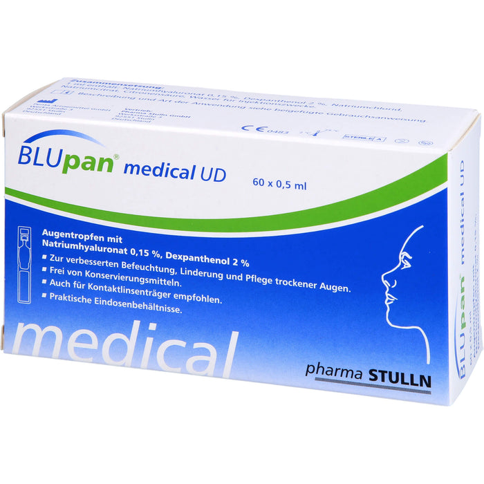BLUpan medical UD Augentropfen, 60 St. Lösung