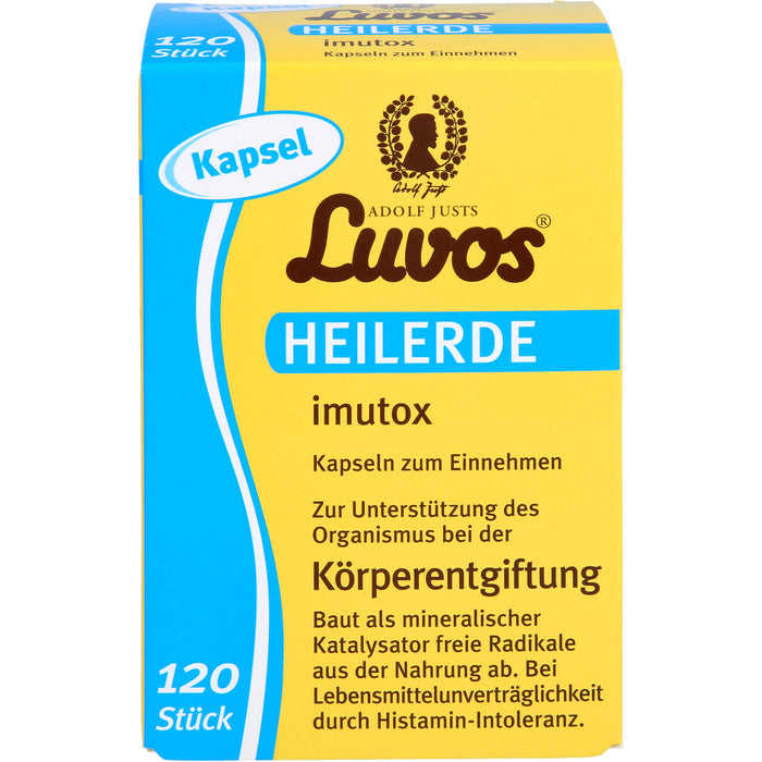Luvos Heilerde imutox Kapseln bindet Schadstoffe, 120 St. Kapseln