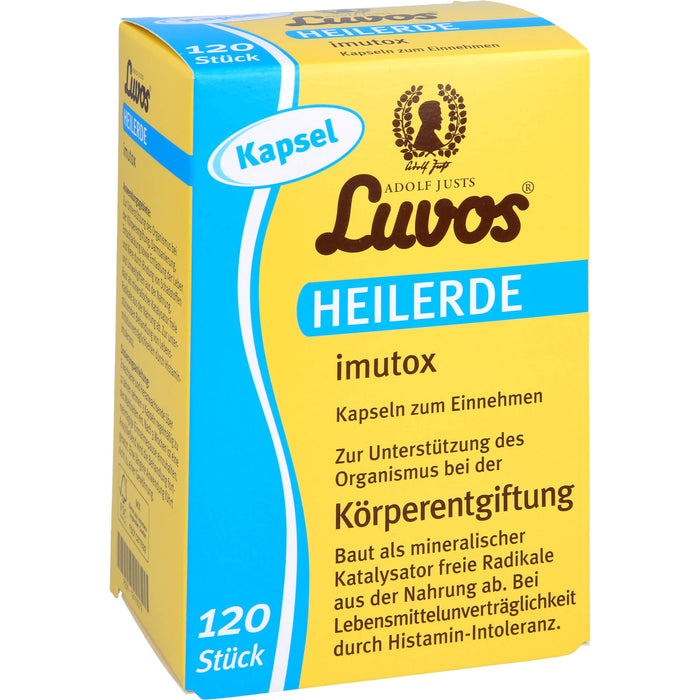 Luvos Heilerde imutox Kapseln bindet Schadstoffe, 120 St. Kapseln