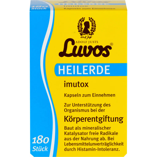 Luvos Heilerde imutox Kapseln bindet Schadstoffe, 180 St. Kapseln