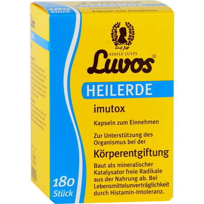 Luvos Heilerde imutox Kapseln bindet Schadstoffe, 180 St. Kapseln