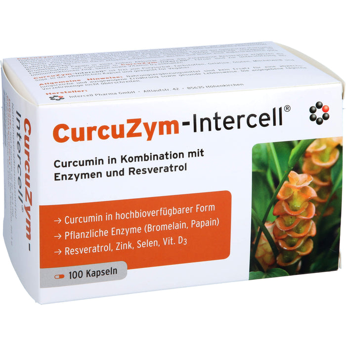 CurcuZym-Intercell Kapseln, 100 St. Kapseln