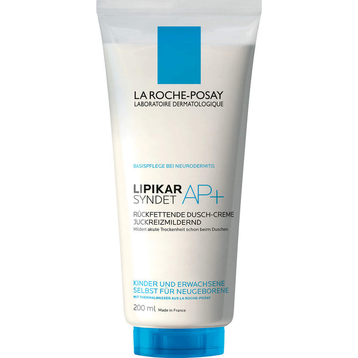 La Roche-Posay Lipikar Syndet AP+ rückfettende Dusch-Creme Juckreiz-mildernd, 200 ml Gel