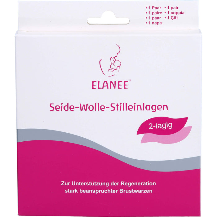 ELANEE Seide-Wolle-Stilleinlagen 2-lagig, 2 St 
