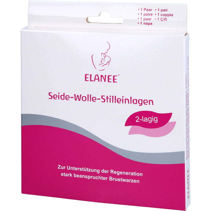 ELANEE Seide-Wolle-Stilleinlagen 2-lagig, 2 St