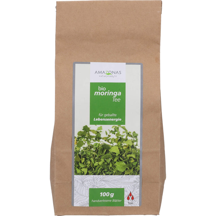 AMAZONAS bio Moringa Tee für geballte Lebensenergie, 100 g Tee
