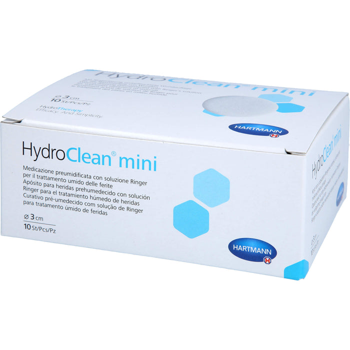 HydroClean Mini aktiviertes Wundkissen zur Nasstherapie, 10 St. Kompressen