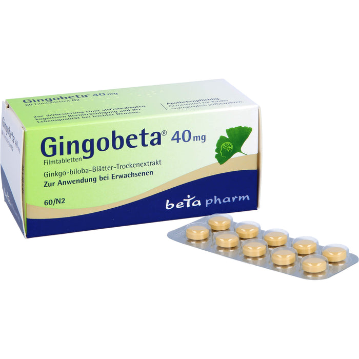 Gingobeta 40 mg Filmtabletten, 60 St FTA