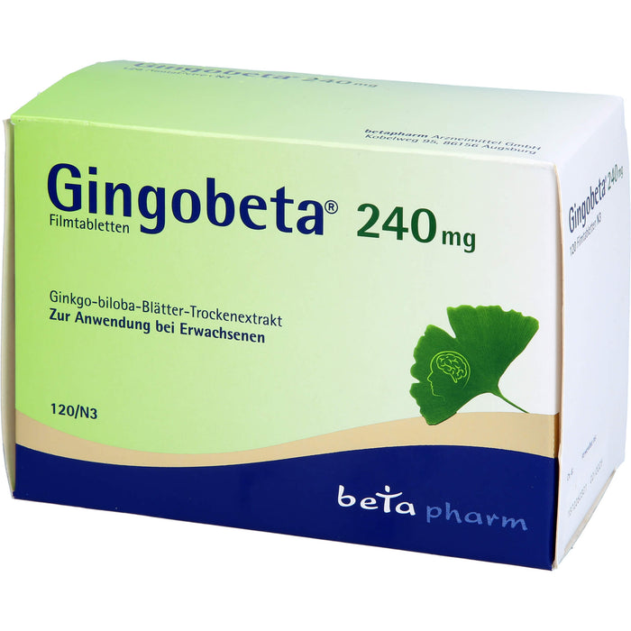 Gingobeta 240 mg Filmtabletten, 120 St FTA