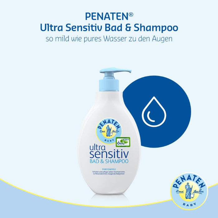 Penaten ultra sensitiv Bad & Shampoo, 400.0 ml Lösung