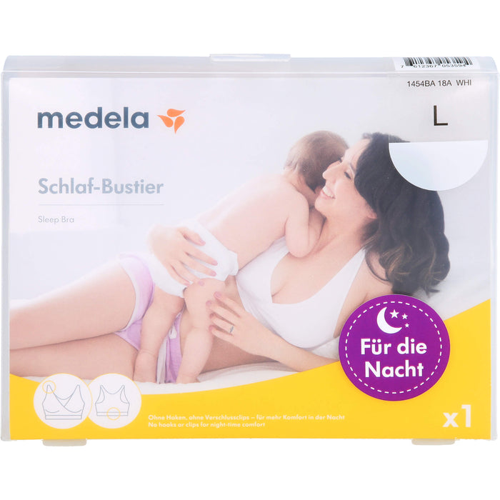 Medela Schlaf Bustier L weiß, 1 St