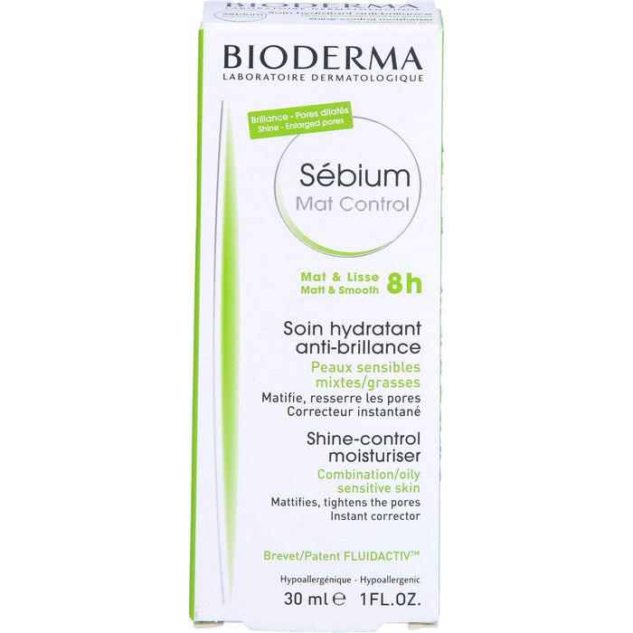 BIODERMA Sébium Mat Control Feuchtigkeitspflege, 30 ml Solution