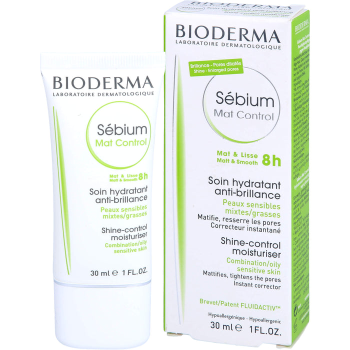 BIODERMA Sébium Mat Control Feuchtigkeitspflege, 30 ml Solution