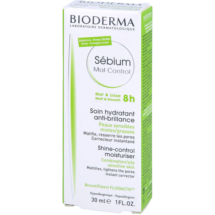 BIODERMA Sébium Mat Control Feuchtigkeitspflege, 30 ml Solution