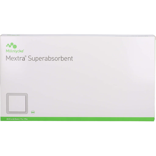 MEXTRA Superabsorbent Wundverband 22,5 × 42,5 cm, 10 St. Verband