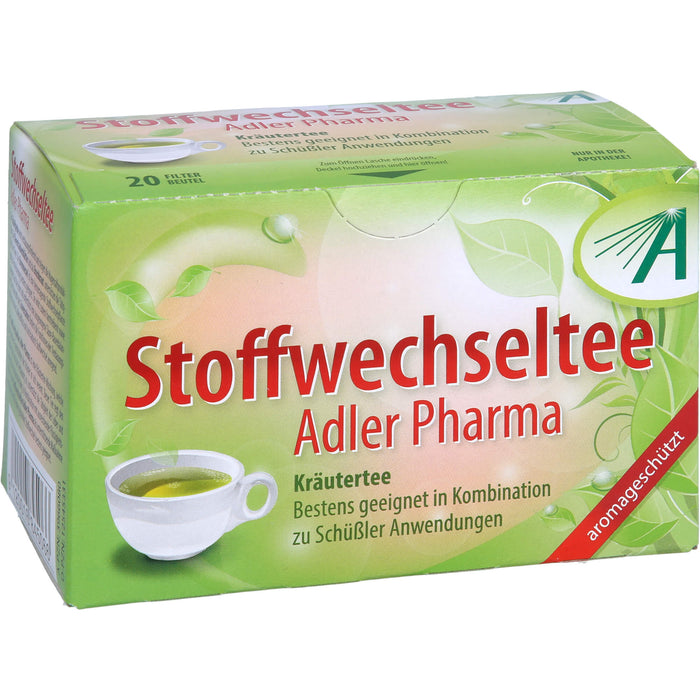 Adler Pharma Stoffwechseltee, 20 St. Beutel