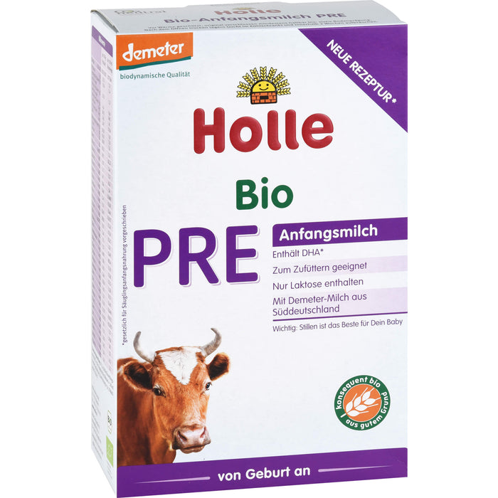 Holle Bio Pre Anfangsmilch Pulver von Geburt an, 400 g Pulver