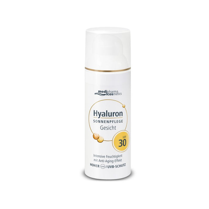 medipharma cosmetics Hyaluron Sonnenpflege Gesicht LSF 30, 50 ml Creme