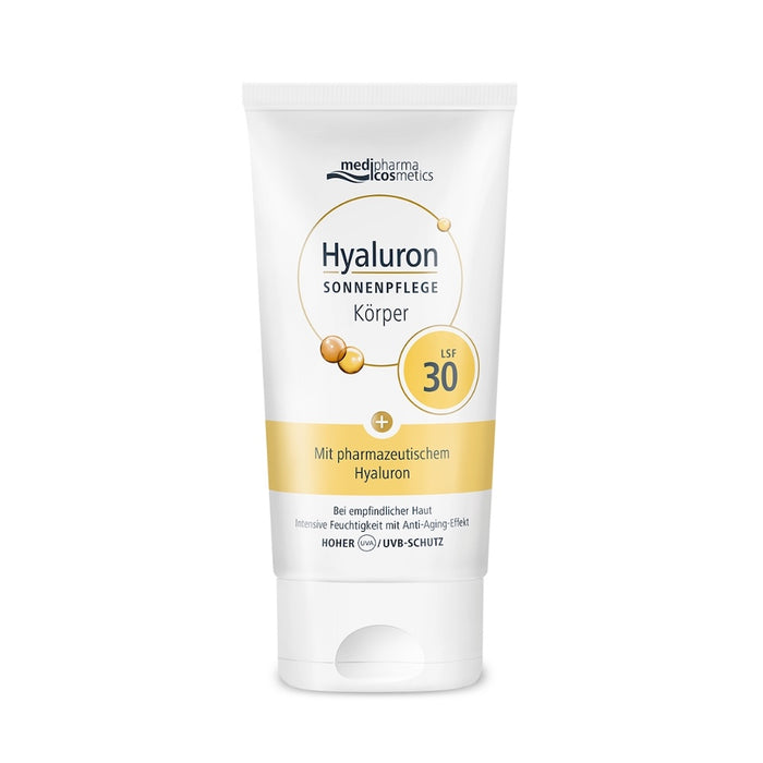 Medipharma Cosmetics Hyaluron Sonnenpflege Körper LSF 30, 150 ml Creme