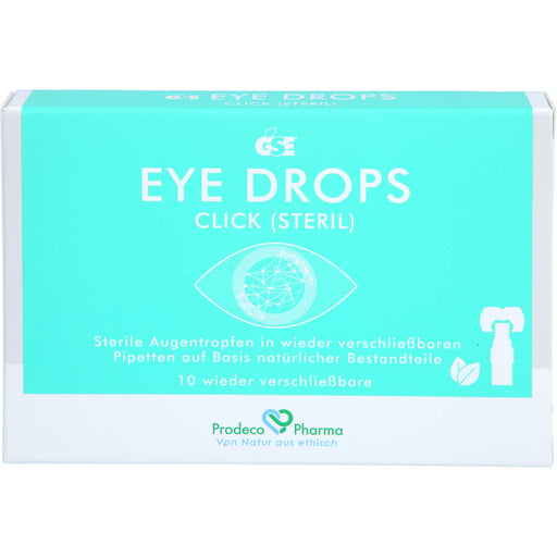 GSE Eye Drops Click, 10 St. Einzeldosispipetten