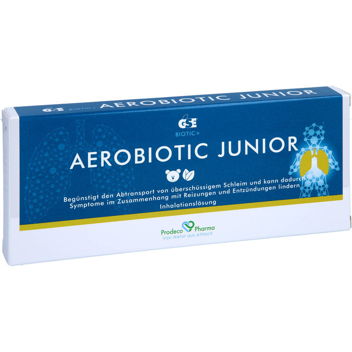 GSE Aerobiotic Junior Aerosollösung sanfte Inhalation zur Unterstützung gereizter Atemwege bei Kindern, 50 ml Lösung