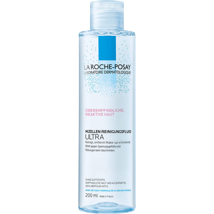 La Roche-Posay Mizellen Reinigungsfluid Ultra für überempfindliche, reaktive Haut, 200 ml Lösung