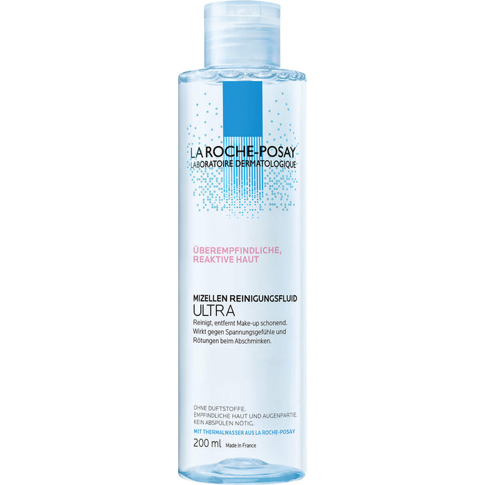 La Roche-Posay Mizellen Reinigungsfluid Ultra für überempfindliche, reaktive Haut, 200 ml Lösung