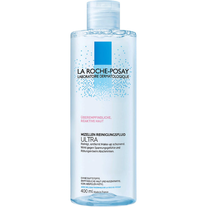 La Roche-Posay Mizellen Reinigungsfluid Ultra für überempfindliche, reaktive Haut, 400 ml Lösung