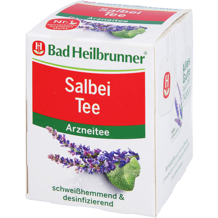 Bad Heilbrunner Salbei Tee, 8X1.6 g FBE