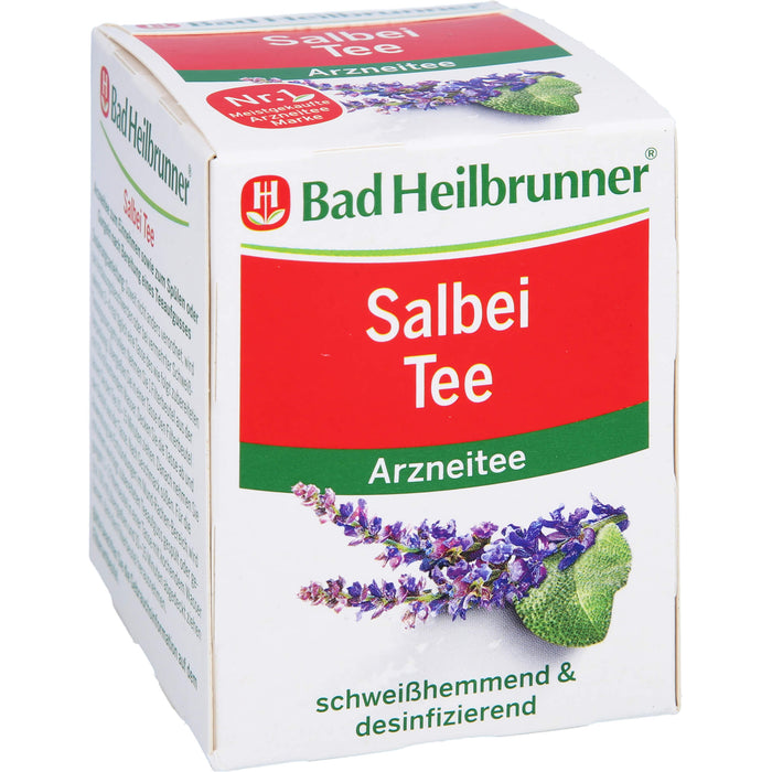 Bad Heilbrunner Salbei Tee, 8X1.6 g FBE