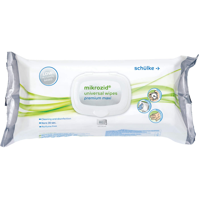 Mikrozid Universal Wipes Premium zur Desinfektion von Medizinprodukten und Flächen aller Art, 80 St. Tücher