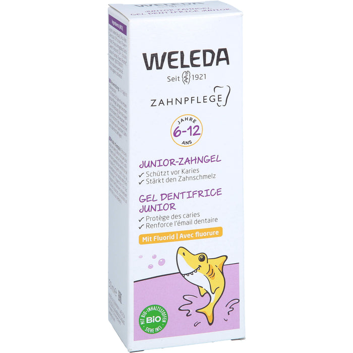 WELEDA Junior-Zahngel mit Fluorid 6 - 12 Jahre, 50 ml Gel