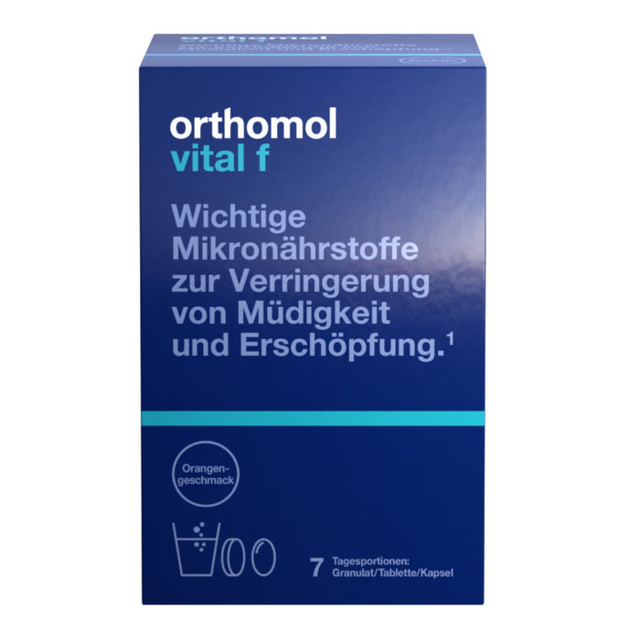 Orthomol Vital F Granulat/Kapseln 7 Stück, 7 St. Tagesportionen