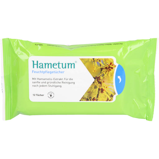 Hametum Feuchtpflegetücher, 12 St. Tücher