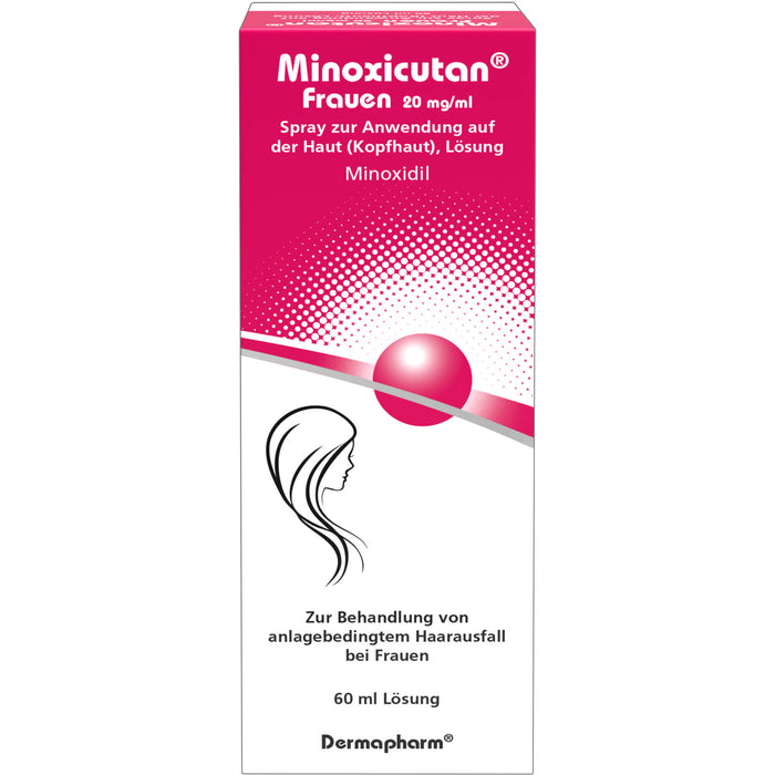 Minoxicutan  Frauen 20 mg/ml Spray zur Anwendung auf der Haut, 60 ml Lösung