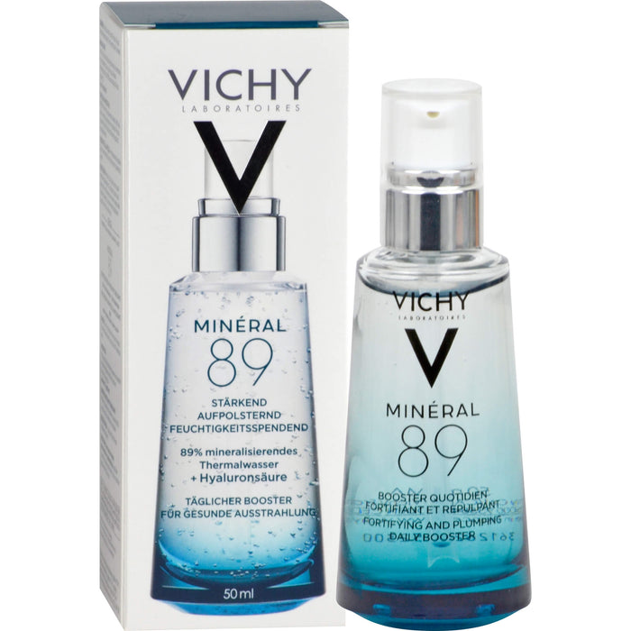 VICHY Minéral 89 Hyaluron Boost mit Sofort Effekt Elixier, 50 ml Creme