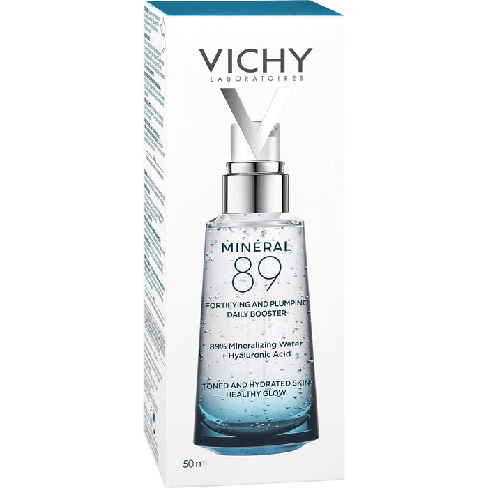 VICHY Minéral 89 Hyaluron Boost mit Sofort Effekt Elixier, 50 ml Creme