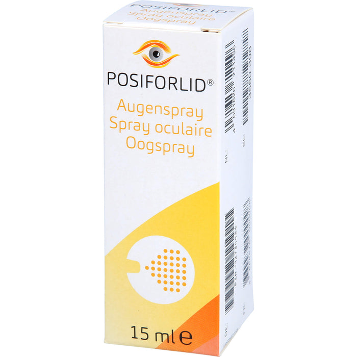 Posiforlid Augenspray zur Pflege gereizter Augenlider, 15 ml Lösung
