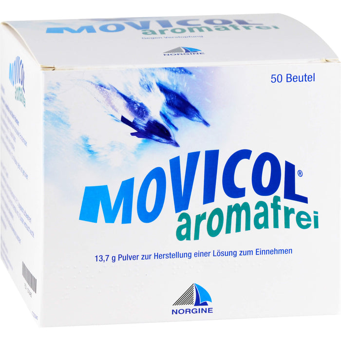 MOVICOL aromafrei Pulver gegen Verstopfung, 50 St. Beutel