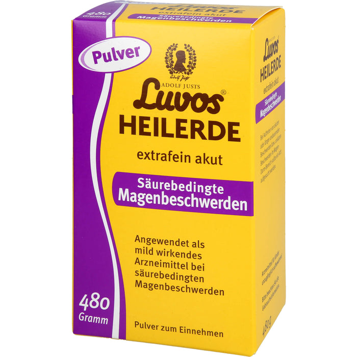 Luvos Heilerde extrafein akut säurebedingte Magenbeschwerden Pulver, 480 g Pulver