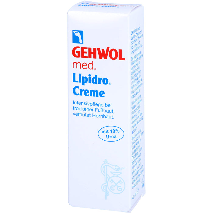 GEHWOL med Lipidro-Creme bei trockener Fußhaut, 40 ml Creme