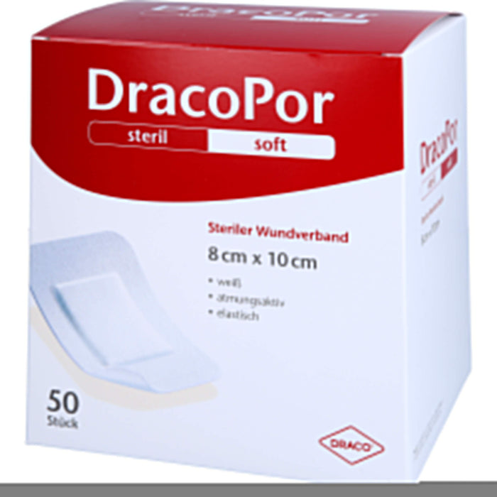 DRACOPOR Wundverband 8x10 cm steril, 50 St PFL