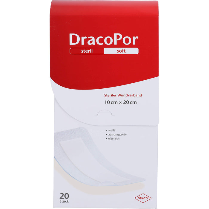 DRACOPOR Wundverband 10x20 cm steril, 20 St PFL