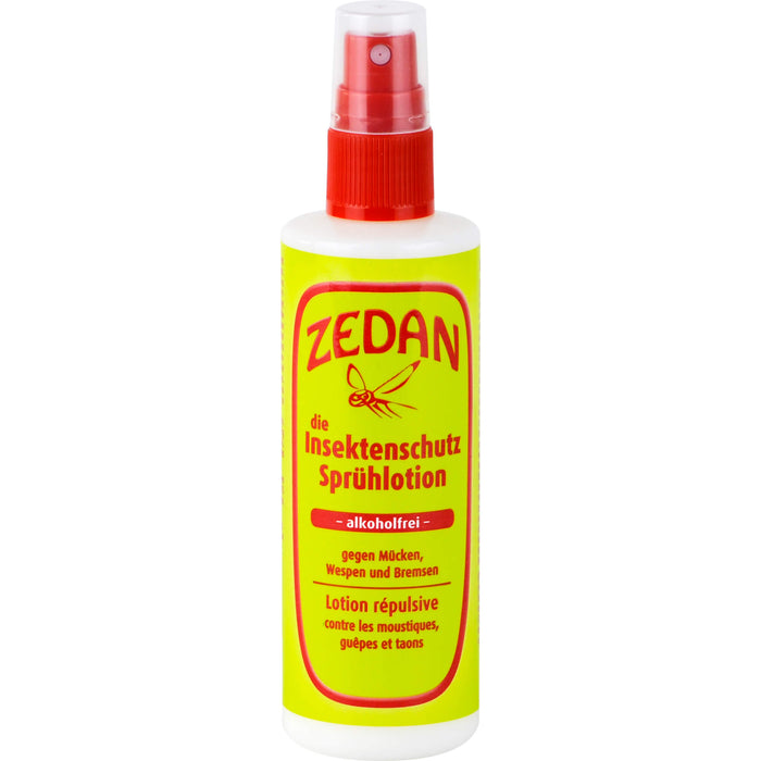ZEDAN die Insektenschutz Sprühlotion gegen Mücken, Wespen und Bremsen, 100 ml Lösung