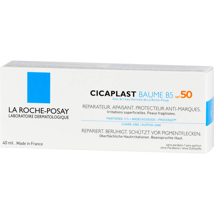 La Roche-Posay Cicaplast Baume B5 LSF 50 Haut-Balsam, 40 ml Creme
